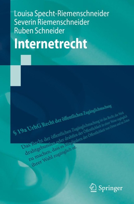 Internetrecht - Louisa Specht-Riemenschneider, Ruben Schneider, Severin Riemenschneider