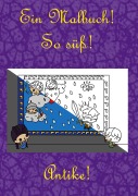 Cover-Bild zum Titel 'Ein Malbuch! So süß! Antike!' von 'Bernhard Ludwig'
