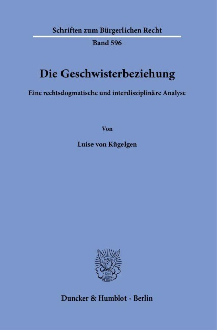 Die Geschwisterbeziehung - Luise von Kügelgen