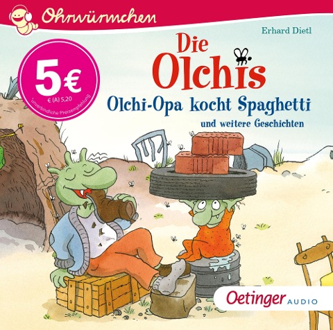 Die Olchis. Olchi-Opa kocht Spaghetti und weitere Geschichten - Erhard Dietl, Barbara Iland-Olschewski, Erhard Dietl, Dieter Faber, Frank Oberpichler