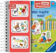 Cover-Bild zum Titel 'Mein großes Magnetbuch - Wer macht was?' von 'Katja Senner'