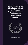 Cover-Bild zum Titel 'Tables of Descent and Distribution of Real and Personal Property at Common law and Under Massachusetts Statutes' von 'Charles Eugene Burke'