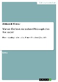 Cover-Bild zum Titel 'Warum fürchtet ein wahrer Philosoph den Tod nicht?' von 'Aleksandr Klenov'