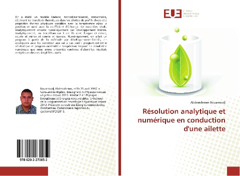 Résolution analytique et numérique en conduction d'une ailette - Abderrahmen Bouarroudj