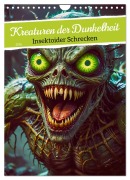 Cover-Bild zum Titel 'Kreaturen der Dunkelheit - Insektoider Schrecken (Wandkalender 2026 DIN A4 hoch), CALVENDO Monatskalender' von 'Sell Pixs:Sell'