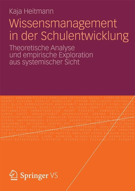 Wissensmanagement in der Schulentwicklung - Kaja Heitmann