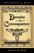 Cover-Bild zum Titel 'Details of Consequence' von 'Gurminder Kaur Bhogal'