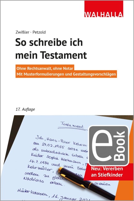 So schreibe ich mein Testament - Finn Zwißler, Sascha Petzold