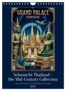 Cover-Bild zum Titel 'Sehnsucht Thailand - Die Mid-Century Collection (Wandkalender 2027 DIN A4 hoch), CALVENDO Monatskalender' von 'Liam Blue'