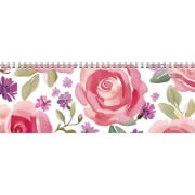 Cover-Bild zum Titel 'Tisch-Querkalender Style Rosen 2026 - Büro-Planer 29,7x10,5 cm - Tisch-Kalender - 1 Woche 2 Seiten - Ringbindung - Zettler' von ''