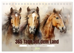 Cover-Bild zum Titel '365 Tage auf dem Land (Tischkalender 2026 DIN A5 quer), CALVENDO Monatskalender' von 'Daniela Tapper'