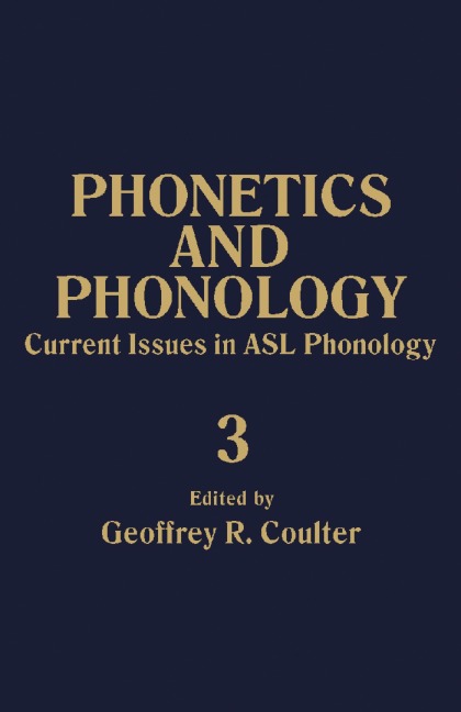 Current Issues in ASL Phonology - 