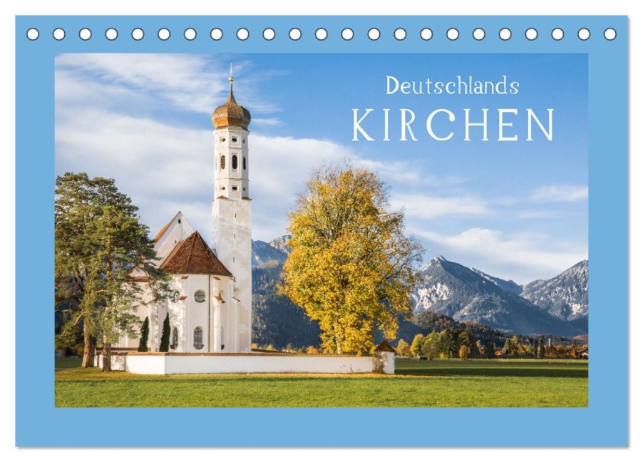 Deutschlands Kirchen (Tischkalender 2026 DIN A5 quer), CALVENDO Monatskalender - Dietmar Scherf