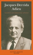 Cover-Bild zum Titel 'Adieu' von 'Jacques Derrida'