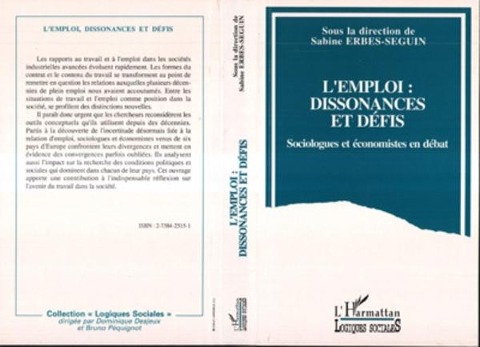 L'emploi, dissonances et défis - Erbes-Seguin S.