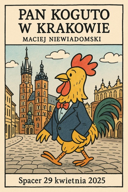 Pan Koguto w Krakowie. Spacer 29 kwietnia 2025 - Maciej Niewiadomski
