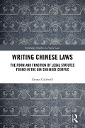Cover-Bild zum Titel 'Writing Chinese Laws' von 'Ernest Caldwell'