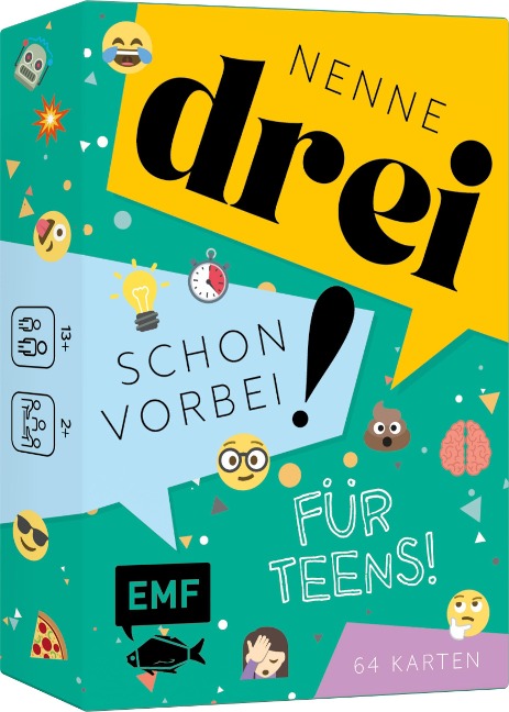 Kartenspiel: Nenne drei - schon vorbei! ... für Teens! - 