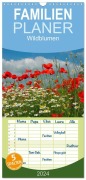 Cover-Bild zum Titel 'Familienplaner 2027 - Wildblumen 2027 mit 5 Spalten (Wandkalender, 21 x 45 cm) CALVENDO' von 'Bildagentur Geduldig'