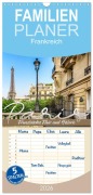 Cover-Bild zum Titel 'Familienplaner 2026 - PARIS Französisches Flair und Historie mit 5 Spalten (Wandkalender, 21 x 45 cm) CALVENDO' von 'Melanie Viola'