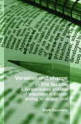 Variation and Change in the Lexicon - Mark Kaunisto