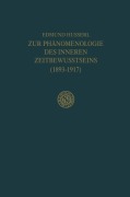 Cover-Bild zum Titel 'Zur Phänomenologie des Inneren Zeitbewusstseins (1893-1917)' von 'Rudolf Boehm, Edmund Husserl'