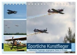 Cover-Bild zum Titel 'Sportliche Kunstflieger (Tischkalender 2026 DIN A5 quer), CALVENDO Monatskalender' von 'Günther Klünder'