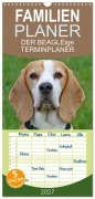 Cover-Bild zum Titel 'Familienplaner 2027 - DER BEAGLEige TERMINPLANER mit 5 Spalten (Wandkalender, 21 x 45 cm) CALVENDO' von 'Antje Lindert-Rottke'