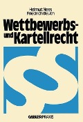 Cover-Bild zum Titel 'Wettbewerbs- und Kartellrecht' von 'Helmut Nees'