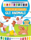 Cover-Bild zum Titel 'Colora con gli acquerelli. Gli animali' von ''