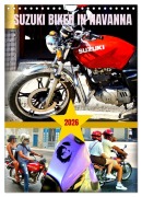 Cover-Bild zum Titel 'SUZUKI BIKER IN HAVANNA (Wandkalender 2026 DIN A4 hoch), CALVENDO Monatskalender' von 'Henning von Löwis of Menar'