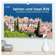 Cover-Bild zum Titel 'Istrien und Insel Krk - Impressionen eines kroatischen Sommers (hochwertiger Premium Wandkalender 2026 DIN A2 quer), Kunstdruck in Hochglanz' von 'Anja Sucker'