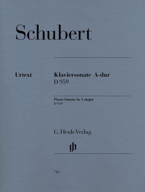 Schubert, Franz - Klaviersonate A-dur D 959 - Franz Schubert