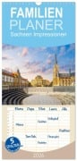 Cover-Bild zum Titel 'Familienplaner 2026 - Sachsen Impressionen mit 5 Spalten (Wandkalender, 21 x 45 cm) CALVENDO' von 'Dirk Meutzner'