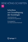 Cover-Bild zum Titel 'Schriften zur Grundlegung der Soziologie' von 'René König'