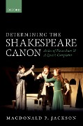 Cover-Bild zum Titel 'Determining the Shakespeare Canon' von 'MacDonald P. Jackson'