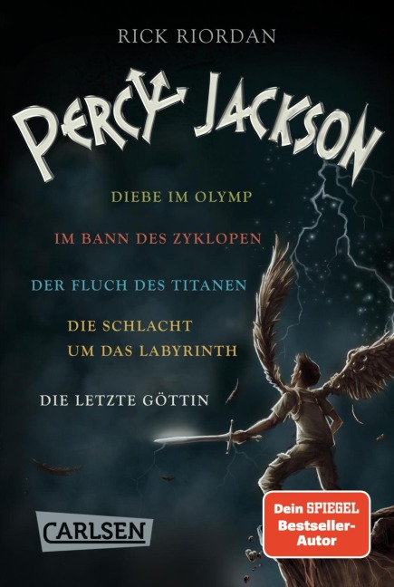 Percy Jackson: Percy Jackson und die griechischen Monster - Band 1-5 der mythischen Fantasy-Buchreihe in einer E-Box! - Rick Riordan
