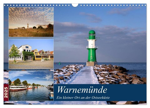 Urlaub in Warnemünde (Wandkalender 2025 DIN A3 quer), CALVENDO Monatskalender - Thomas Deter