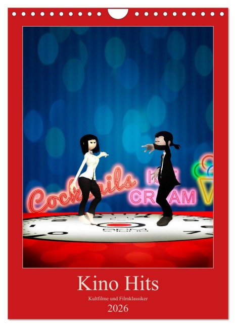 Kino Hits (Wandkalender 2026 DIN A4 hoch), CALVENDO Monatskalender - Norbert Buch
