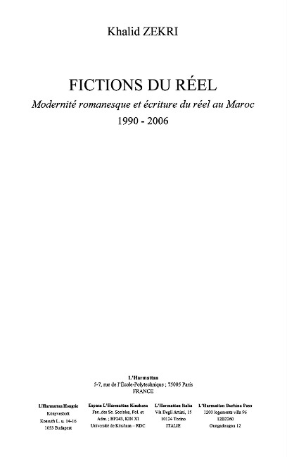 Fictions du reel - Landau Alice
