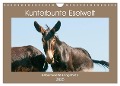 Kunterbunte Eselwelt - Liebenswerte Langohren (Wandkalender 2025 DIN A4 quer), CALVENDO Monatskalender - Meike Bölts