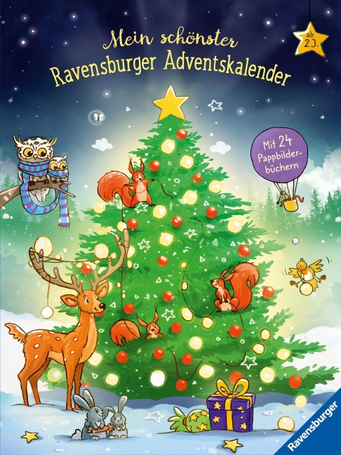 Mein schönster Ravensburger Adventskalender - Kathrin Lena Orso, Klara Tünner, Ava-Barb Yaga, Sandra Grimm, Bea Zorell