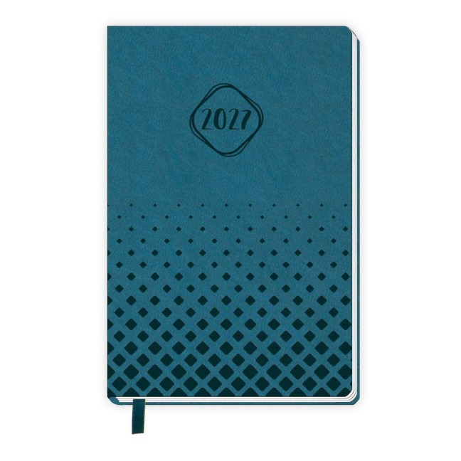 TRÖTSCH - Taschenkalender A7 Soft Touch Petrol 2027 - 