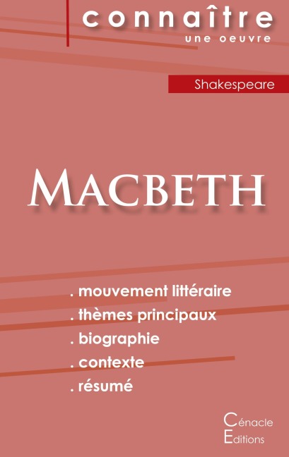 Fiche de lecture Macbeth de Shakespeare (Analyse littéraire de référence et résumé complet) - Shakespeare