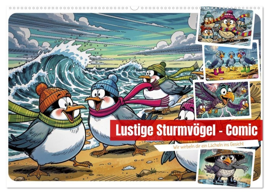 Lustige Sturmvögel - Comic (Wandkalender 2027 DIN A2 quer), CALVENDO Monatskalender - Torsten Irmer