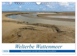 Cover-Bild zum Titel 'Welterbe Wattenmeer (Wandkalender 2026 DIN A4 quer), CALVENDO Monatskalender' von 'Andreas Klesse'