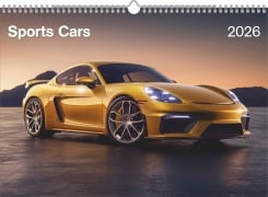 Sports Cars 2026 - Foto-Kalender - Wand-Kalender - 42x29,7 - Autos - 