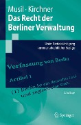 Cover-Bild zum Titel 'Das Recht der Berliner Verwaltung' von 'Andreas Musil, Sören Kirchner'