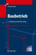 Cover-Bild zum Titel 'Baubetrieb' von 'Hermann Bauer'