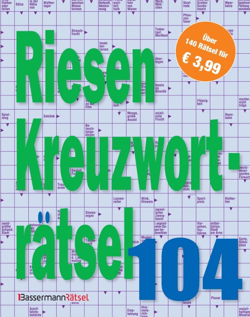 Riesen-Kreuzworträtsel 104 (5 Exemplare à 3,99 EUR) - Eberhard Krüger
